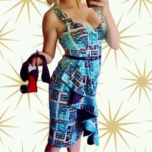 PinUp Girl Sir Charles Phoenix Tiki Pencil Dress